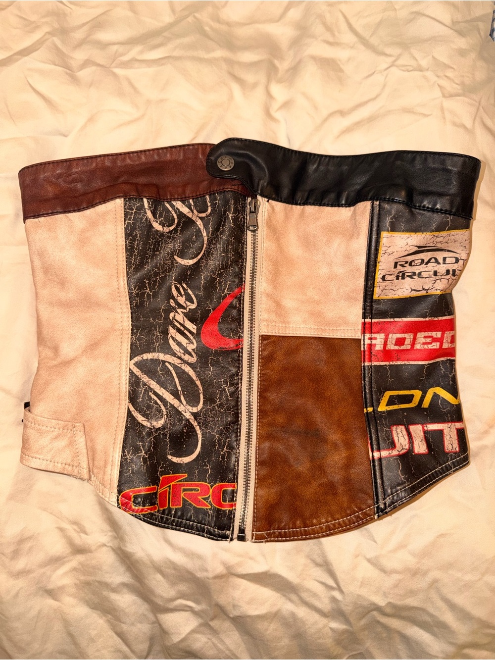 Jaded London -Dayton Faux leather corset - Picture 4 of 5